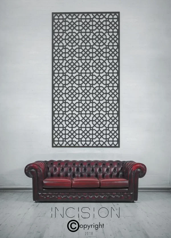 Hex Design Incision Decorative Metal Screen