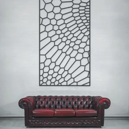 Honeycomb Design Incision Decorative Metal Screen