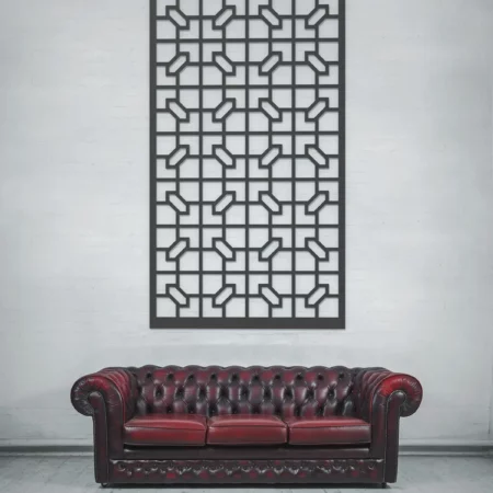 Oriental 3 design decorative metal screen by Incision NZ