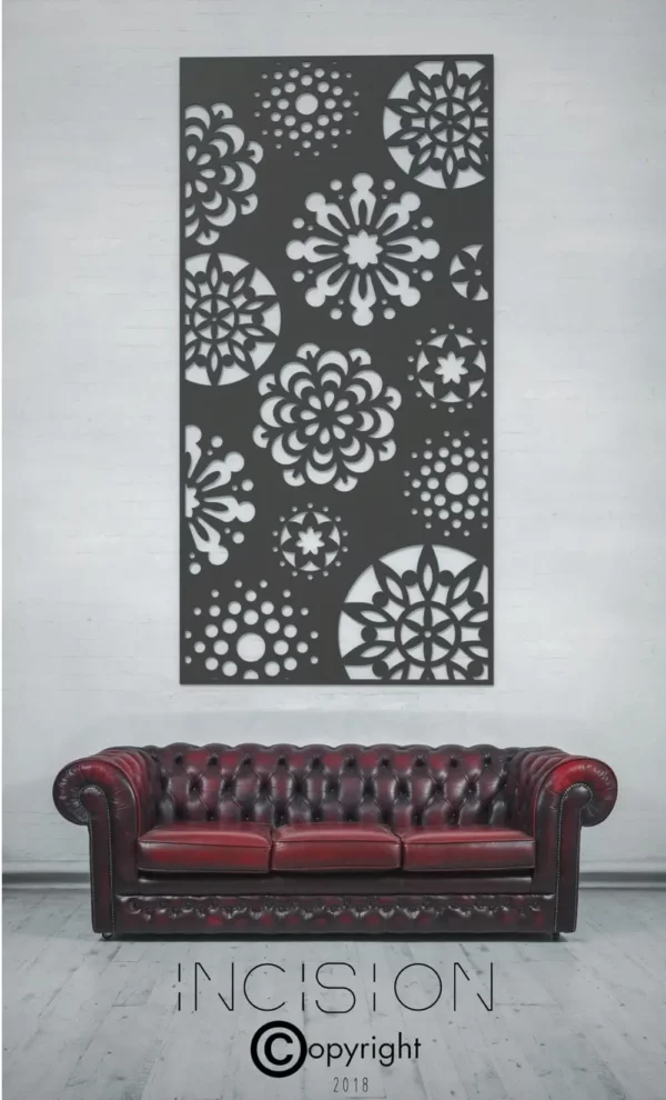 Everbloom Decorative Metal Screen by Incision