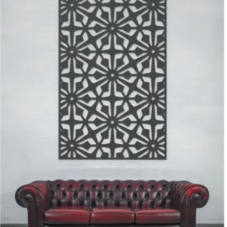 Kaleidoscope Incision Decorative Metal Screen