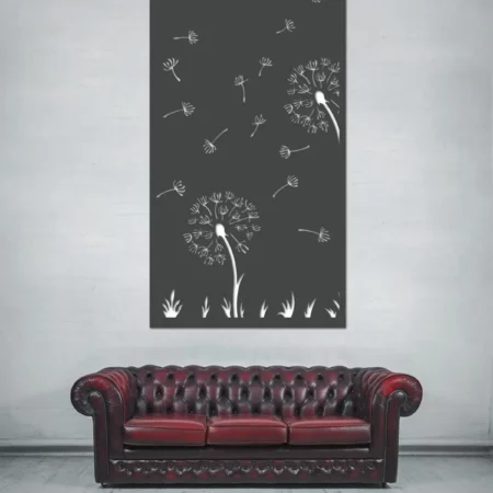 Dandelion-incision-decorative-metal-screen