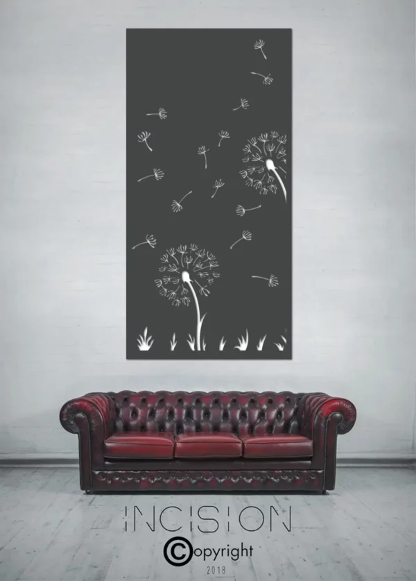 Dandelion-incision-decorative-metal-screen